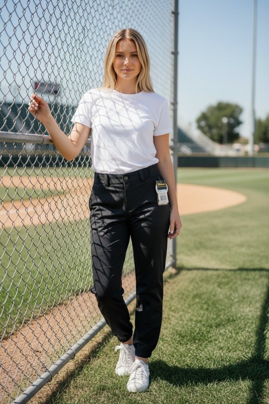 Wilson Women’s Softball Pants Large Black Baseball Fastpitch NWT WTC7609BO